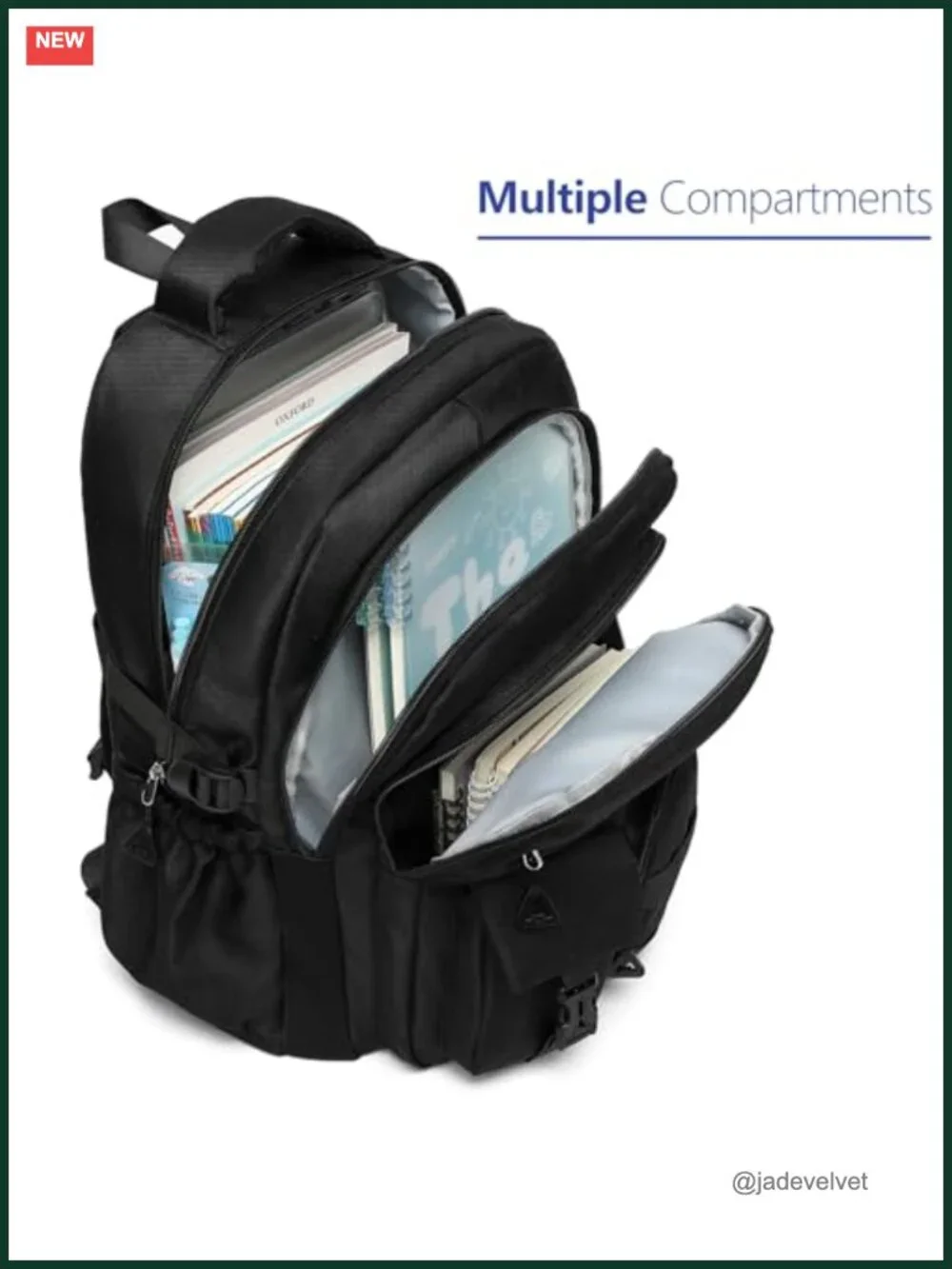 Aesthetic Backpack for Teen Students, Travel Bookbag with Laptop Compartment